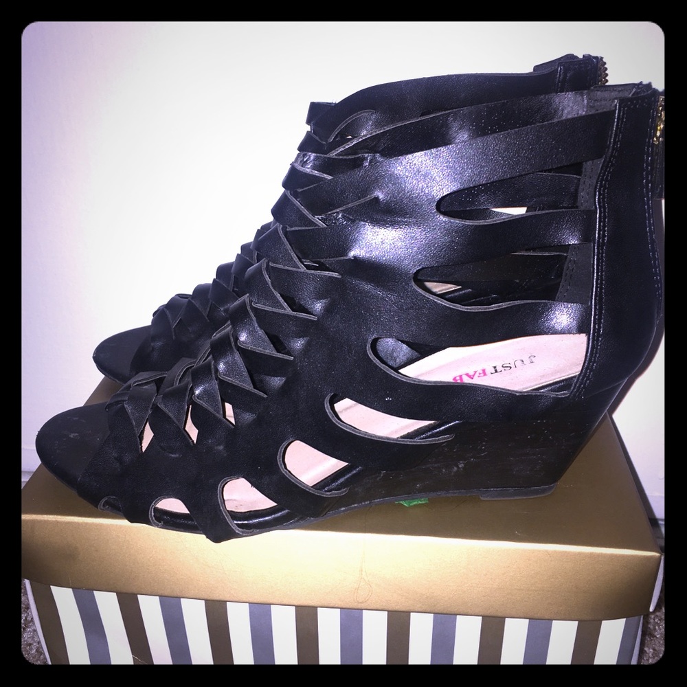 Just fab wedge sandals
